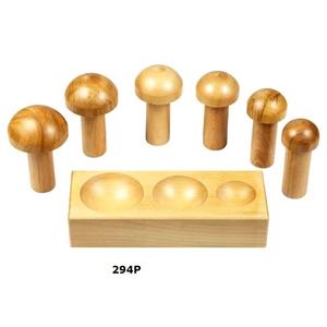 Juego de herramientas de repujado de madera de alta calidad con 6 punzones y bloque para dar forma al metal, ideal para diseño de joyería. - Product Image 1