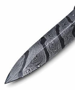 Espada Vikinga de Acero de Damasco, Hoja en Bruto de 32 Pulgadas con Espiga Completa para Fabricación, Bricolaje – Hoja de Colección Medieval Vikinga - Product Image 2