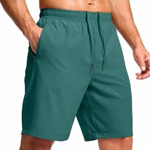 Pantalones cortos deportivos para hombre, para entrenamiento y running, con cordón ajustable y bolsillos con cremallera. - Product Image 3