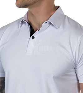 Chemise à manches longues pour homme, coupe classique, col rond, couleur unie, 100% coton, séchage rapide, respirante, impression personnalisée - Product Image 3