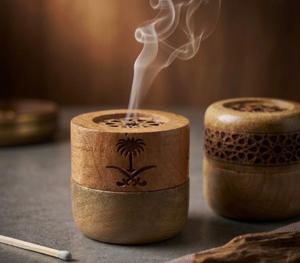 Hand Made <b>Sandalwood</b> <b>Incense</b> Burner With Metal Insert Aromatherapy Diffuser All Season Use Unique Style Ramadan Eid Decor Gift - Product Image 3