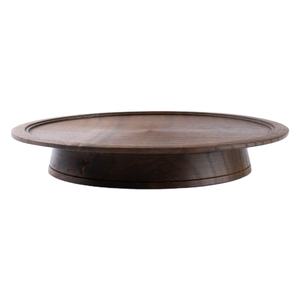 Support à gâteau rond en bois fait main pour anniversaire, plateau rond pour gâteau, support pour table à manger, utilisation pour desserts, décoration - Product Image 1