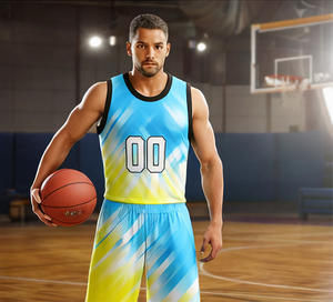 Camisetas de Baloncesto Sublimadas Transpirables Personalizadas, Camisetas Deportivas Sublimadas de Malla, Totalmente Personalizables con Nombres de Jugadores de Equipo, Verano - Product Image 1