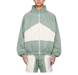 Nylon Wind Breaker Zip up Hoodie and <b>Shorts</b> Set Plain Windbreaker <b>Short</b> Set Men Windbreaker Tracksuit Set - Product Image 6