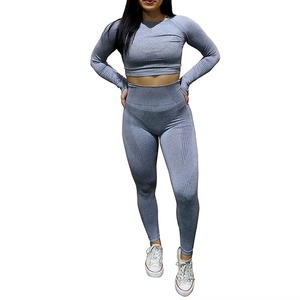 Ensembles de yoga pour femmes ACTIVE STRECH de haute qualité, respirants, au design moderne et luxueux, aspect premium, antistatiques et anti-irritations - Product Image 4