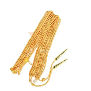 Aiguillettes de Alambre de Poliéster/Nylon de Calidad, Adorno Decorativo para Hombro, Cordón Trenzado, Ribete para Prendas, Producción Personalizada - Product Image 2
