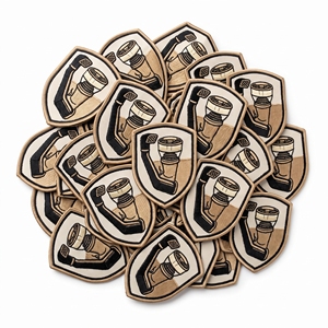 Shield Embroidered Patch Blow Off Valve Badge Off <b>White</b> Twill Turbo Pressure Emblem Brand Supplier - Product Image 5