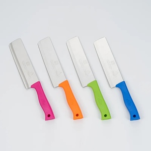 Couteau à légumes JAYA MATA JM458 6 1/4 pouces avec couvercle de sécurité, manche coloré, acier inoxydable, couteau de cuisine pour hacher et trancher - Product Image 5