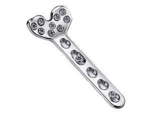 Plaque en Y orthopédique pour humérus distal en acier inoxydable et titane, certifiée CE, pour instrument chirurgical de fracture supracondylienne - Product Image 1