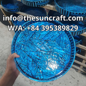 Juego de Termo para Té de Lujo con Incrustaciones de Madreperla, con 4 Tazas de Vidrio y Platos, Venta al por Mayor para Regalo de Ramadán - Product Image 4