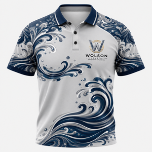 T-shirt formel à col roulé et manches courtes, imprimé sérigraphié sur mesure, 100 % polyester, pour le sport, la gym, l'entraînement et la course à pied, très demandé - Product Image 1