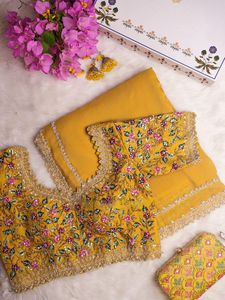 คอลเลคชั่นผ้าไหมทิบบี้สำหรับงานปาร์ตี้ล่าสุดสำหรับผู้ค้าส่ง พร้อมงานปักดิ้นและเลื่อม ประดับขอบด้วยลูกไม้แฟนซี มีจำหน่ายจำนวนมาก - Product Image 2