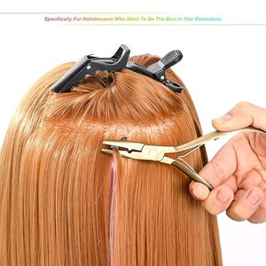 Kit Profesional de Herramientas para Extensiones de Cabello, Alicates para Extensiones de Cinta, Anillo de Acero Inoxidable, Aguja de Bucle, Gancho para Tirar, Accesorios OEM - Product Image 5
