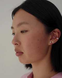 Pendiente de Oreja Tipo Cuff de Diamante, Oro Sólido 10k 14k 18k, Diamante Cultivado en Laboratorio con Corte Marquesa y Engaste de Garras, Minimalista, Sin Perforación, Banda para Cartílago, Uso Diario Moderno - Product Image 6