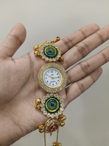 Premium Quality Kashmiri Ghungroo <b>Watch</b> Lightweight Perfect For Weddings, Festive Occasions, Party Wear <b>Suits</b> All Outfits - Product Image 4
