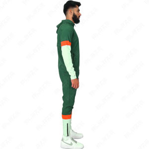 Wholesale Private Label Summer Wrinkle <b>Nylon</b> Two Piece Set Jogging Breathable Suits Windbreaker Hooded Tracksuit - Product Image 4