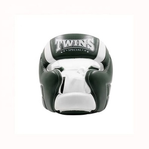 Customized Design Professional MMA Kick Boxing Twin Head Guard 100% Genuine Leather Comfortable Breathable Protective Face - Product Image 4