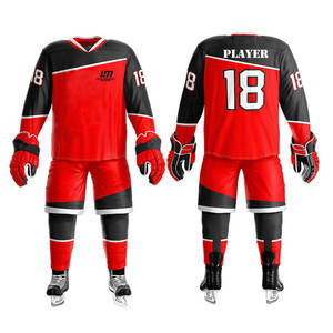 Uniforme de hockey sur glace à prix avantageux, best-seller, tissu doux, design personnalisé, uniforme de hockey sur glace en vente en ligne - Product Image 1