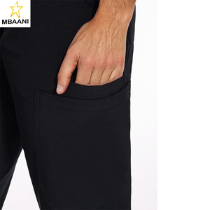 ชุดสครับสำหรับผู้ชาย - เสื้อสครับคอวี 4 กระเป๋า และกางเกงจ็อกเกอร์ 7 กระเป๋า ชุดสครับผู้ชาย - Product Image 5