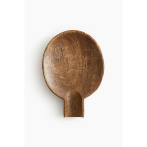 Plateau de service rectangulaire en bois fait main, finition polie, couleur unie, design minimaliste, vaisselle et assiettes, assiette ovale en bois - Product Image 5