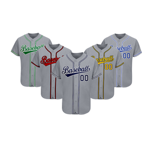 Uniformes Deportivos Personalizados para Equipos, Camisetas de Béisbol para Adultos con Impresión Digital, OEM, Transpirables, Tallas Grandes, Más Vendidas - Product Image 1