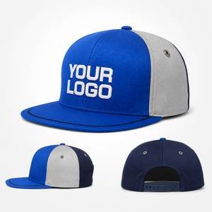 Casquette de baseball snapback 5 panneaux en coton ciré, combinaison de couleurs personnalisée, étiquette privée, vente en gros, sangle à boucle métallique, équipes sportives 3D - Product Image 2
