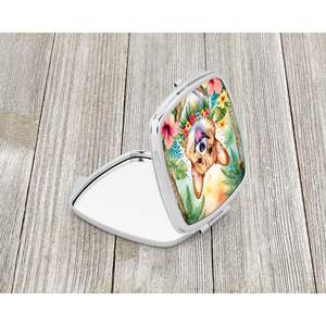 Corgi Luau miroir de maquillage de voyage Compact pour femmes et filles Portable pliant poche cadeau décoratif taille de poche - Product Image 2