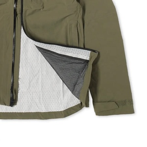 Custom Waterproof Zipup Windbreaker Jacket Nylon Fabric Windbreaker Jacket Adjustable Cuff Zipper Closure Casual Autumn Wear - Product Image 3