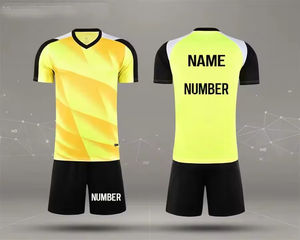 Camisetas de Fútbol Personalizadas de Primera Calidad OEM ODM, Sublimación, 100% Poliéster, Secado Rápido, Transpirables, Tallas Grandes, para Adultos, Verano - Product Image 2