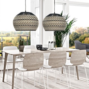 Best Selling New Handcrafted Rattan Lampshade High Quality Durable Wicker Pendant Light For Cozy Restaurant Or Home Decoration - Product Image 4