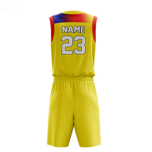 Ensemble d'uniformes de basketball athlétiques haut de gamme avec technologie d'évacuation de l'humidité, coupe confortable et reconnaissance dynamique de l'équipe - Product Image 4