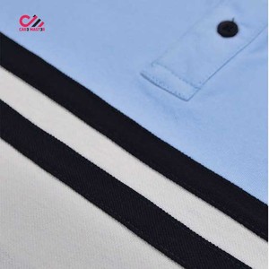 Polo décontracté d'été pour homme, manches courtes, col rabattu, coupe ajustée, couleur unie, polos pour homme, polos grandes tailles - Product Image 5
