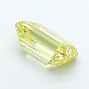 Joyería Fina de Lujo para Compromiso e Inversión, Elegante Diamante Suelto con Corte Cojín Amarillo, Certificado, con Brillo Radiante - Product Image 3