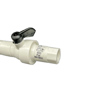 Valve de chasse d'eau manuelle avec limiteur de débit 600cc - Product Image 5