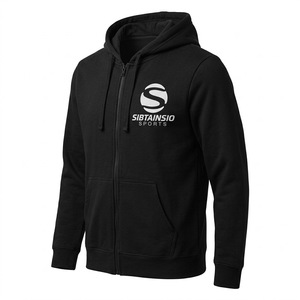 <b>Black</b> Zip Up <b>Womens</b> <b>Plain</b> Raglan Sleeve Fleece Jacket Wholesale <b>Women's</b> Hoodies Sweatshirts Custom Cotton Polyester <b>Hoodie</b> - Product Image 2