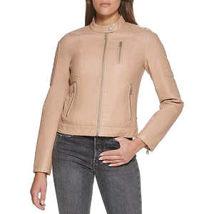 Chaqueta de cuero ligera de textura suave para mujer, cómoda, elegante, para uso diario y de fiesta, chaquetas para mujer - Product Image 5