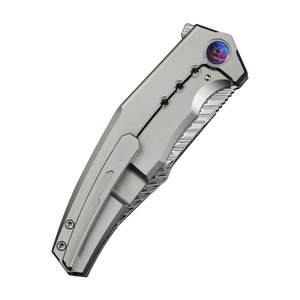 Couteaux pliants durables avec manche ergonomique léger et lame en acier tranchante pour le camping, la randonnée, la pêche et les activités de plein air - Product Image 4