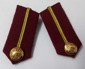 Botones de Emiratos Árabes Unidos con Detalle de Hoja Plateada para Cuellos de Gorgetas - Product Image 1