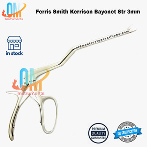 Rongeur à baïonnette Ferris-Smith Kerrison 3 mm Str Bite, instruments chirurgicaux orthopédiques en acier inoxydable |   Instruments OldMed - Product Image 3
