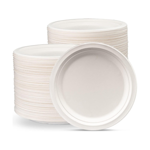 Platos Desechables Biodegradables Hechos en Pakistán, OEM ODM, Ligeros, con Logotipo Personalizado, Venta al por Mayor - Product Image 1