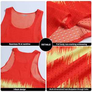 Breathable Men's Mesh 100% Cotton Eco-Friendly Quick Dry <b>Loose</b> Sleeveless <b>Tank</b> <b>Top</b> for Gym Fitness Workout - Product Image 6