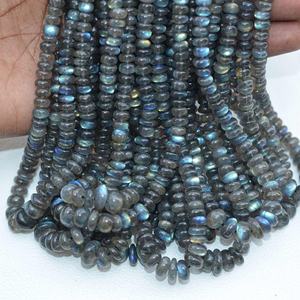 8mm 10mm 12mm Labradorite Naturelle Lisse Rondelle Perles Gemme Designer Perlé Bijoux Collier Articles Faits À La Main Pour Femme - Product Image 2