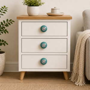 Poignées de meuble en céramique modernes |   Poignées de tiroir rondes peintes à la main pour armoires de cuisine, commodes, placards, meubles et décoration intérieure - Product Image 2
