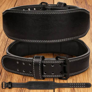 Cinturón de levantamiento de pesas de cuero hecho a mano y personalizado con acolchado, cinturón de gimnasio personalizado, cinturón de cuero para peso muerto - Product Image 1