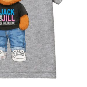Camiseta Gris de Manga Corta con Cuello Redondo para Niños Pequeños, Informal, para el Día a Día, para la Escuela, Ropa Cómoda para el Uso Diario - Product Image 6