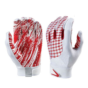 Gants de football personnalisés pour équipe, haute performance, avec grip en silicone, pour receveurs, équipement sportif professionnel d'extérieur, polyester/coton - Product Image 5