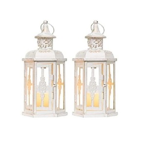 Farol Decorativo de Vidrio y Hierro para el Hogar, Color Rústico Mate, Tamaño Estándar, Portavelas Hecho a Mano, Tamaño y Forma Personalizables - Product Image 3