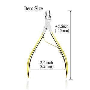 MAHFOOZ INSTRUMENTS Pince à cuticules professionnelle en acier inoxydable, outils de pédicure et de manucure, fournisseur de qualité supérieure du Pakistan - Product Image 3