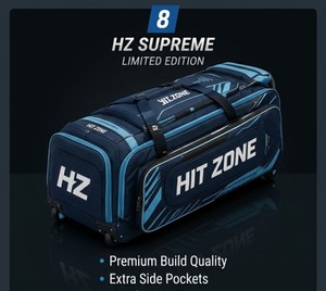 กระเป๋าอุปกรณ์คริกเก็ต HIT ZONE รุ่น High Performance 1000D กันน้ำ ความจุขนาดใหญ่ ออกแบบมาสำหรับนักกีฬา - Product Image 2