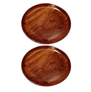 Plateau de service écologique en bois rectangulaire polyvalent pour la cuisine, la table à manger et la décoration intérieure - Product Image 3